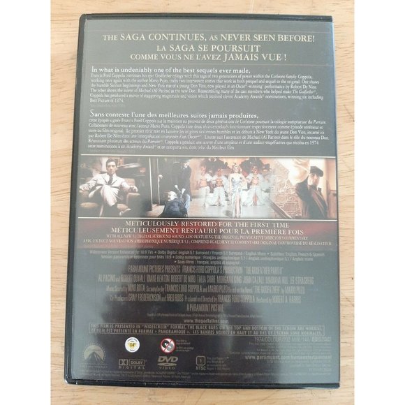 The Godfather The Coppola Restoration DVD Box Set Widescreen English French - Picture 4 of 8